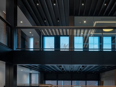 A photograph of Leeson Lane lobby