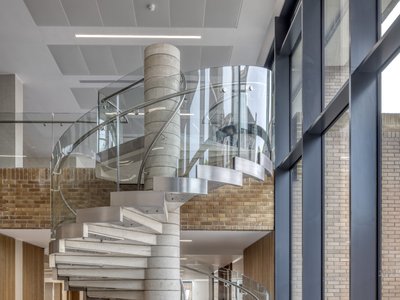 a photograph of Tom Johnsone House lobby